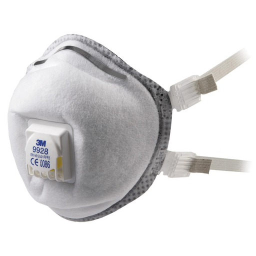 3M 9928 Stofmasker FFP2 R D met Uitademventiel