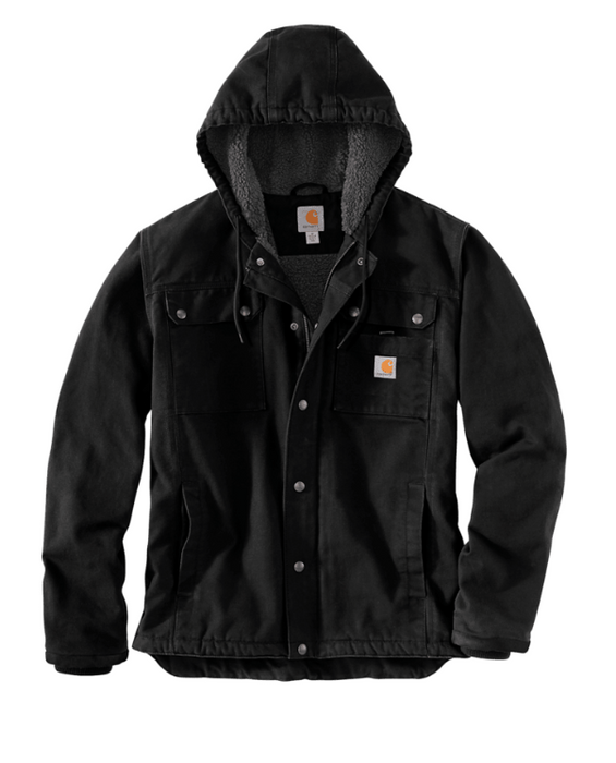 Carhartt Relaxed Fit Washed Duck Sherpa-Lined Utility Jacket