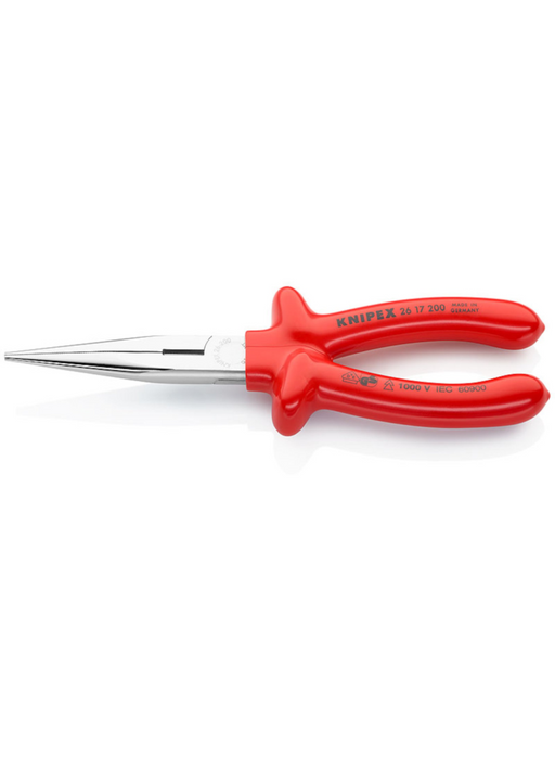 Knipex 26 17 200 Telefoontang recht + zijsn. VDE S