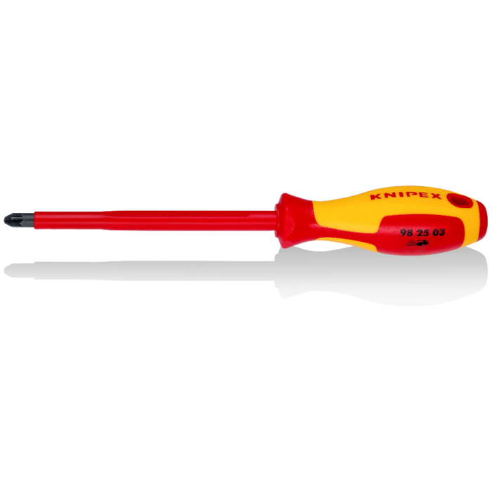 Knipex Schroevendraaier Pozidriv PZ 3 VDE 1000V 98 25 03