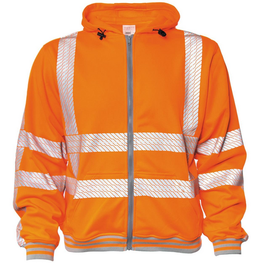 Oxxa X-Viz Cap 6230 Hooded Sweater met Rits