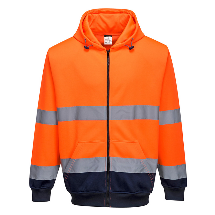 Portwest Tweekleurige Hoodie met Ritssluiting