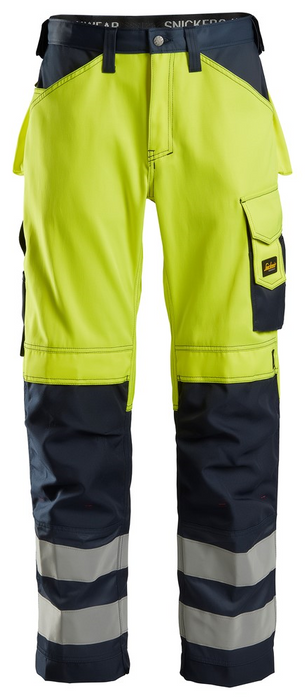 Snickers Hi-Vis Werkbroek met Kniezakken