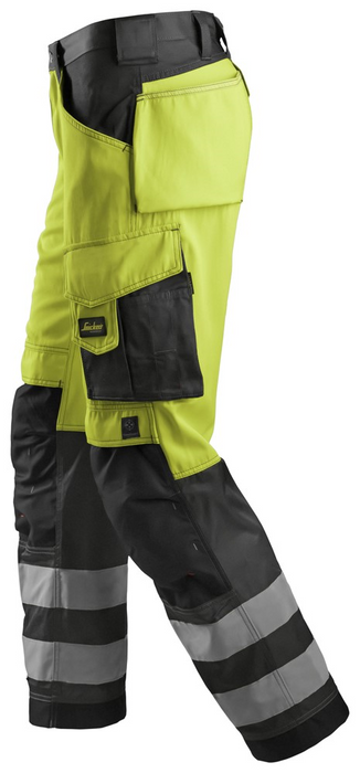 Snickers Hi-Vis Werkbroek met Kniezakken