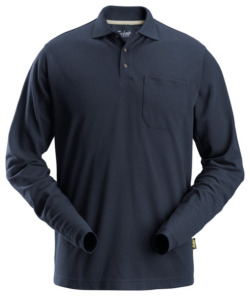 Snickers Poloshirt met Lange Mouwen